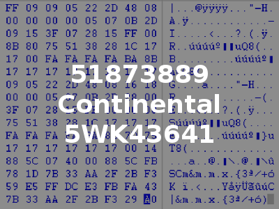 51873889 Continental 5WK43641