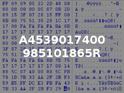 A4539017400 985101865R