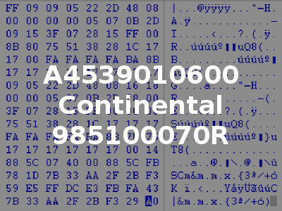 A4539010600 Continental 985100070R