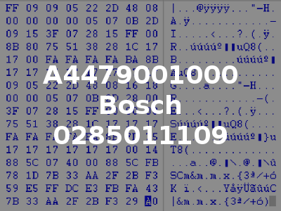 A4479001000 Bosch 0285011109
