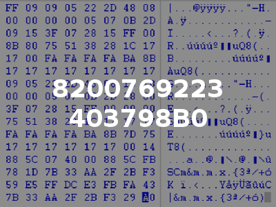 8200769223 403798B0