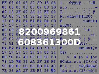 8200969861 608361300D