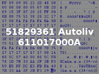 51829361 Autoliv 611017000A