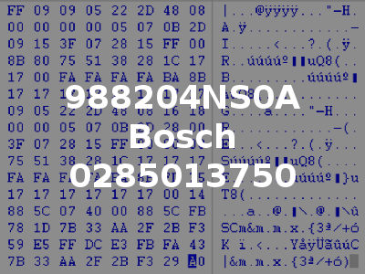988204NS0A Bosch 0285013750