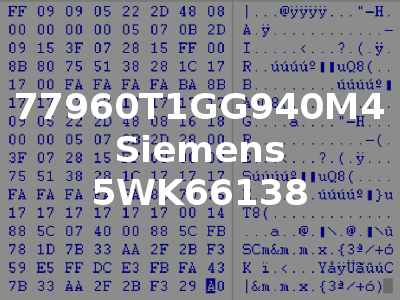 77960T1GG940M4 Siemens 5WK66138
