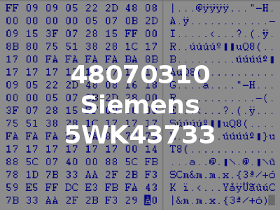 48070310 Siemens 5WK43733