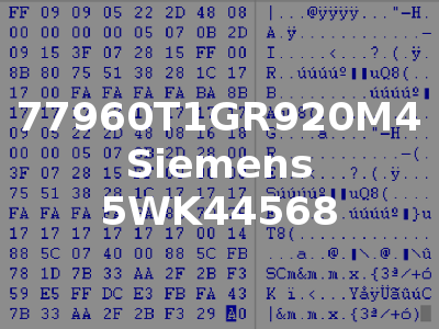 77960T1GR920M4 Siemens 5WK44568