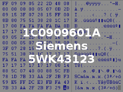 1C0909601A Siemens 5WK43123