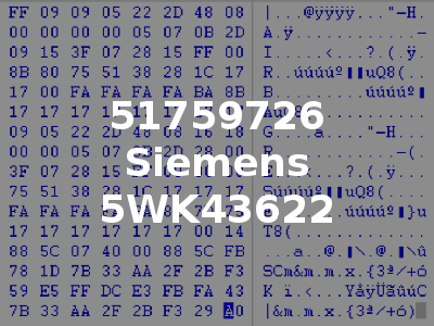 51759726 Siemens 5WK43622