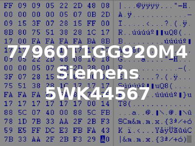 77960T1GG920M4 Siemens 5WK44567