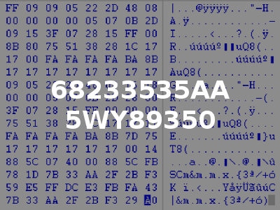 68233535AA 5WY89350
