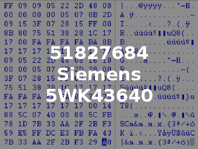 51827684 Siemens 5WK43640