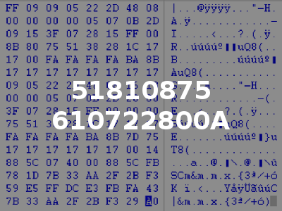 51810875 610722800A