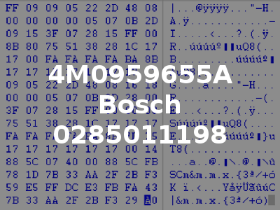 4M0959655A Bosch 0285011198