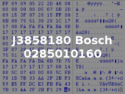 J3858180 Bosch 0285010160