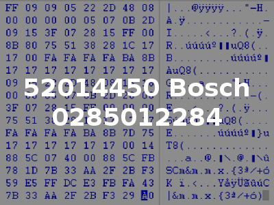 52014450 Bosch 0285012284