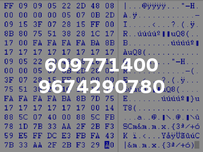 609771400 9674290780