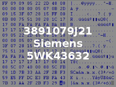 3891079J21 Siemens 5WK43632